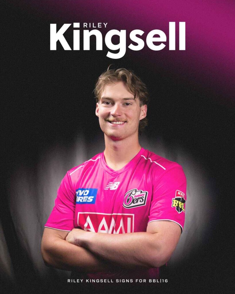 Riley Kingsell Signs First BBL Contract With Sydney Sixers for BBL 16